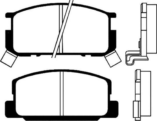 Kavo Parts BP-9009 - Komplet Pločica, disk-kočnica www.molydon.hr