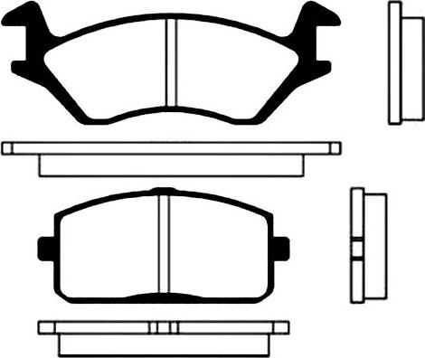 Kavo Parts BP-9002 - Komplet Pločica, disk-kočnica www.molydon.hr