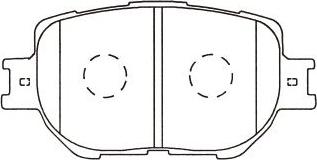 Kavo Parts BP-9154 - Komplet Pločica, disk-kočnica www.molydon.hr