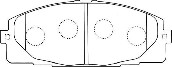 Kavo Parts BP-9107 - Komplet Pločica, disk-kočnica www.molydon.hr