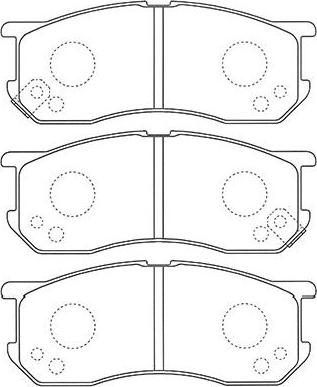 Kavo Parts BP-9119 - Komplet Pločica, disk-kočnica www.molydon.hr