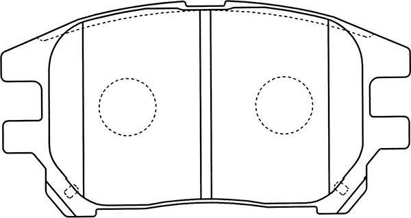 Kavo Parts BP-9111 - Komplet Pločica, disk-kočnica www.molydon.hr