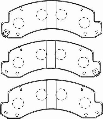 Kavo Parts BP-9134 - Komplet Pločica, disk-kočnica www.molydon.hr