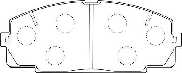 Kavo Parts BP-9135 - Komplet Pločica, disk-kočnica www.molydon.hr