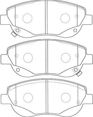 Kavo Parts BP-9133 - Komplet Pločica, disk-kočnica www.molydon.hr