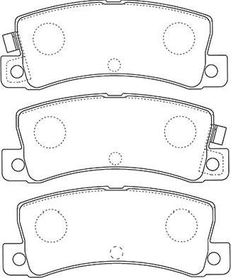 Kavo Parts BP-9124 - Komplet Pločica, disk-kočnica www.molydon.hr