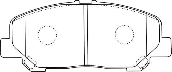 Kavo Parts BP-9125 - Komplet Pločica, disk-kočnica www.molydon.hr