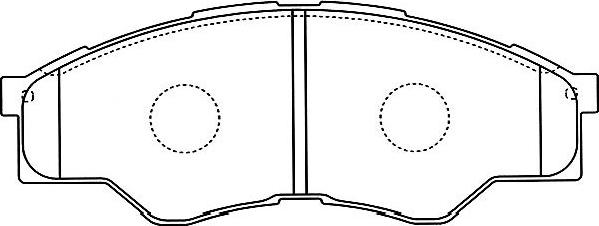 Kavo Parts BP-9126 - Komplet Pločica, disk-kočnica www.molydon.hr