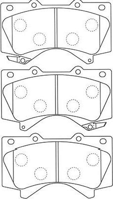 Kavo Parts BP-9121 - Komplet Pločica, disk-kočnica www.molydon.hr