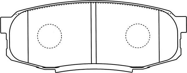 Kavo Parts BP-9122 - Komplet Pločica, disk-kočnica www.molydon.hr