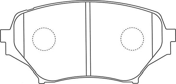 Kavo Parts BP-4563 - Komplet Pločica, disk-kočnica www.molydon.hr