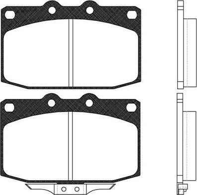 Kavo Parts BP-4509 - Komplet Pločica, disk-kočnica www.molydon.hr