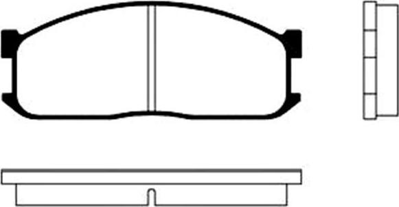 Kavo Parts BP-4506 - Komplet Pločica, disk-kočnica www.molydon.hr