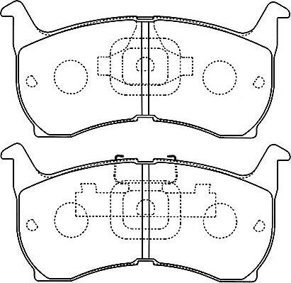 Kavo Parts BP-4503 - Komplet Pločica, disk-kočnica www.molydon.hr