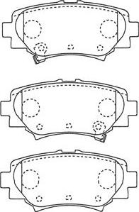 Kavo Parts BP-4586 - Komplet Pločica, disk-kočnica www.molydon.hr