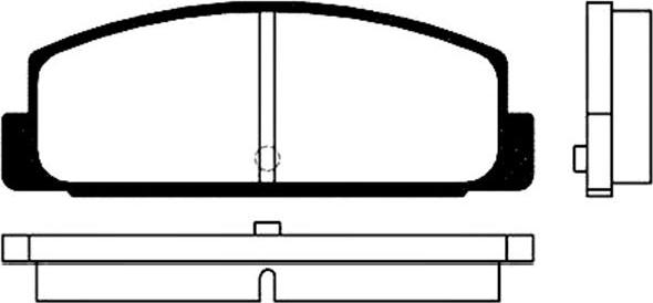 Kavo Parts BP-4534 - Komplet Pločica, disk-kočnica www.molydon.hr