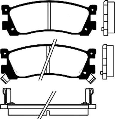 Kavo Parts BP-4537 - Komplet Pločica, disk-kočnica www.molydon.hr