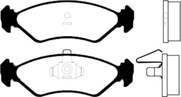 Kavo Parts BP-4528 - Komplet Pločica, disk-kočnica www.molydon.hr