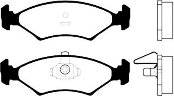 Kavo Parts BP-4527 - Komplet Pločica, disk-kočnica www.molydon.hr