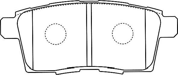 Kavo Parts BP-4574 - Komplet Pločica, disk-kočnica www.molydon.hr