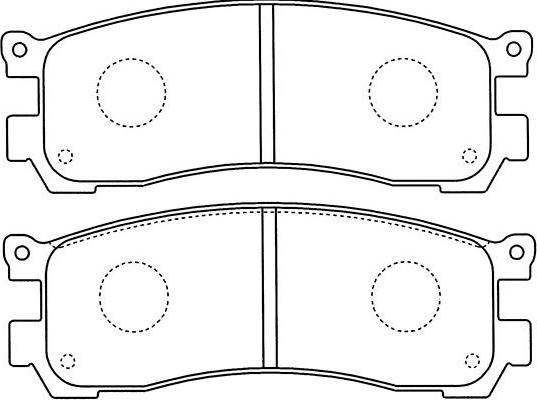 Kavo Parts BP-4571 - Komplet Pločica, disk-kočnica www.molydon.hr