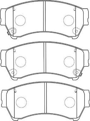 Kavo Parts BP-4572 - Komplet Pločica, disk-kočnica www.molydon.hr