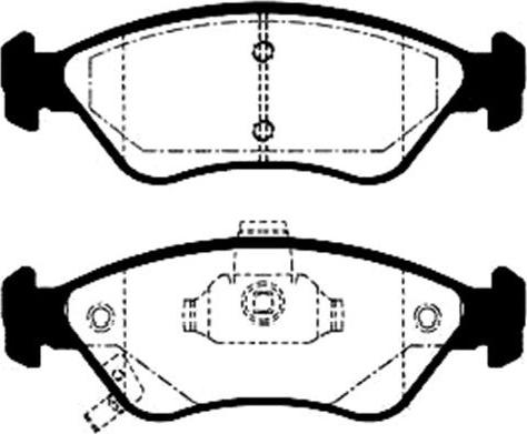 Kavo Parts BP-4002 - Komplet Pločica, disk-kočnica www.molydon.hr