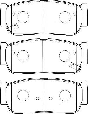 Kavo Parts BP-4019 - Komplet Pločica, disk-kočnica www.molydon.hr