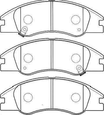 Kavo Parts BP-4012 - Komplet Pločica, disk-kočnica www.molydon.hr