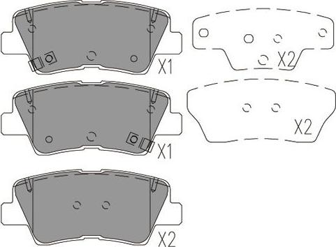 Kavo Parts BP-4031 - Komplet Pločica, disk-kočnica www.molydon.hr