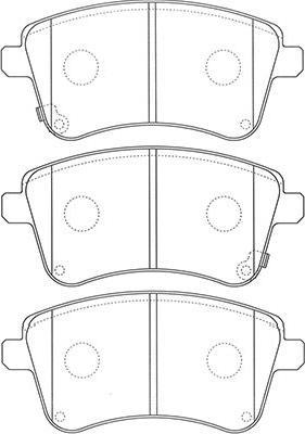 Kavo Parts BP-4025 - Komplet Pločica, disk-kočnica www.molydon.hr