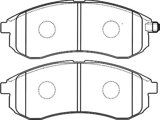 Kavo Parts BP-5540 - Komplet Pločica, disk-kočnica www.molydon.hr