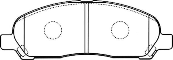 Kavo Parts BP-5550 - Komplet Pločica, disk-kočnica www.molydon.hr