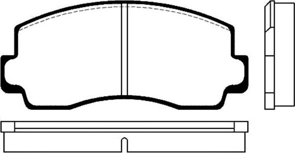 Kavo Parts BP-5500 - Komplet Pločica, disk-kočnica www.molydon.hr