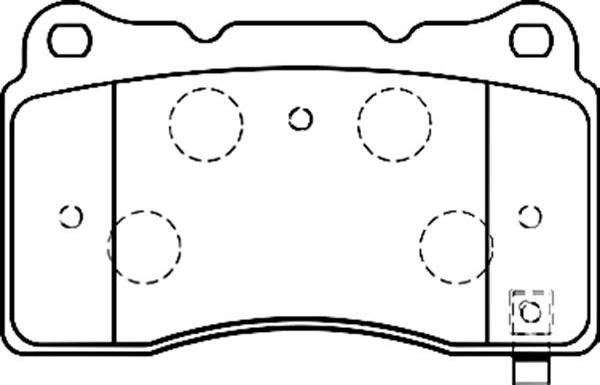 Kavo Parts BP-5539 - Komplet Pločica, disk-kočnica www.molydon.hr