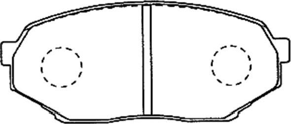 Kavo Parts BP-5534 - Komplet Pločica, disk-kočnica www.molydon.hr