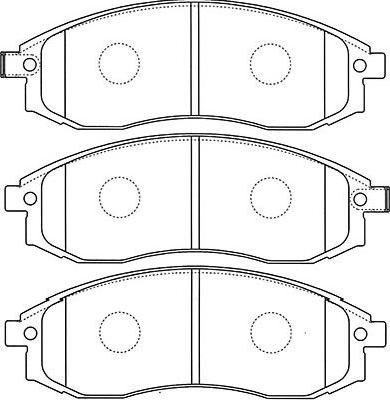 Kavo Parts BP-5535 - Komplet Pločica, disk-kočnica www.molydon.hr