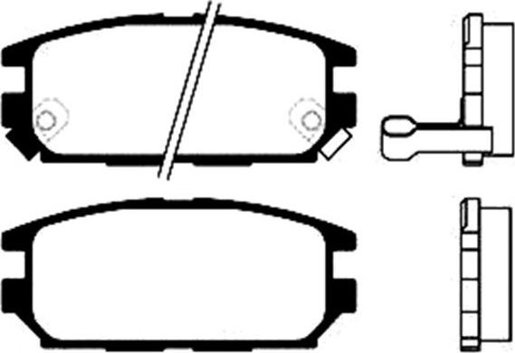 Kavo Parts BP-5524 - Komplet Pločica, disk-kočnica www.molydon.hr