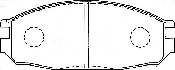 Kavo Parts BP-6596 - Komplet Pločica, disk-kočnica www.molydon.hr