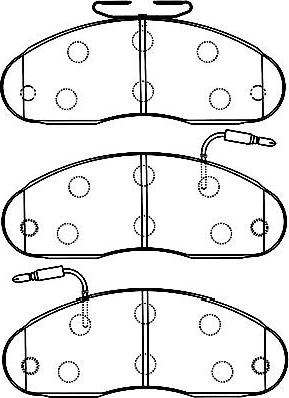 Kavo Parts BP-6598 - Komplet Pločica, disk-kočnica www.molydon.hr