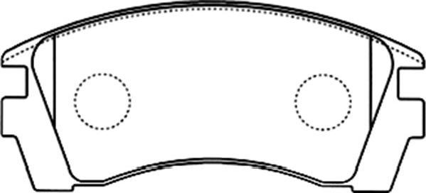 Kavo Parts BP-6592 - Komplet Pločica, disk-kočnica www.molydon.hr