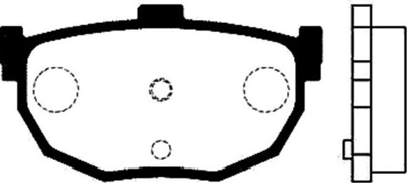 Kavo Parts BP-6545 - Komplet Pločica, disk-kočnica www.molydon.hr