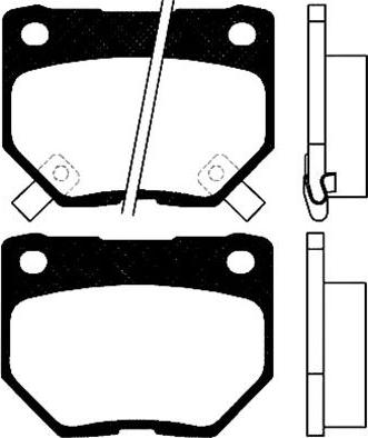 Kavo Parts BP-6548 - Komplet Pločica, disk-kočnica www.molydon.hr