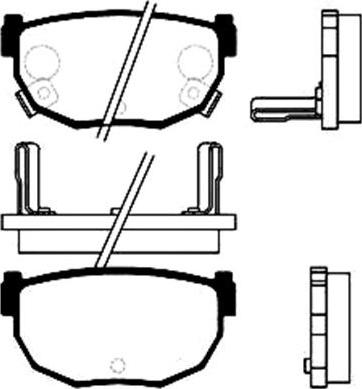 Kavo Parts BP-6542 - Komplet Pločica, disk-kočnica www.molydon.hr