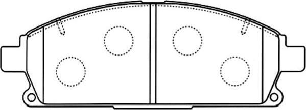 Kavo Parts BP-6569 - Komplet Pločica, disk-kočnica www.molydon.hr