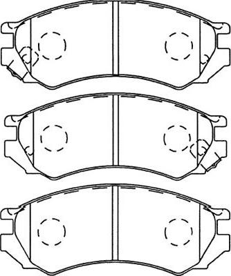 Kavo Parts BP-6564 - Komplet Pločica, disk-kočnica www.molydon.hr