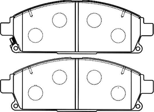 Kavo Parts BP-6568 - Komplet Pločica, disk-kočnica www.molydon.hr