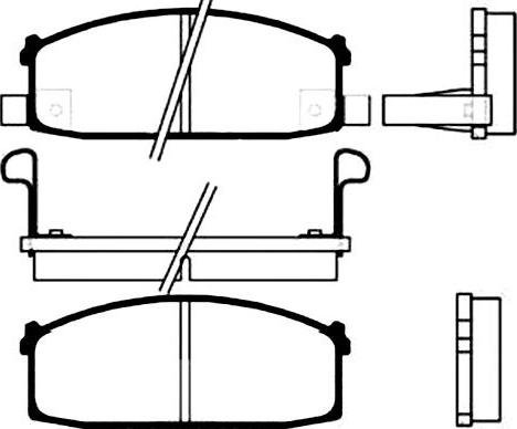 Kavo Parts BP-6509 - Komplet Pločica, disk-kočnica www.molydon.hr