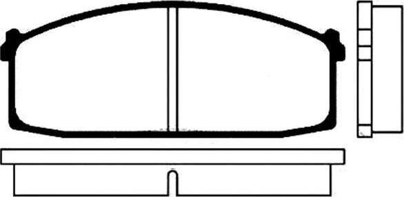 Kavo Parts BP-6501 - Komplet Pločica, disk-kočnica www.molydon.hr