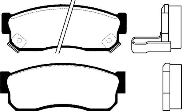 Kavo Parts BP-6510 - Komplet Pločica, disk-kočnica www.molydon.hr